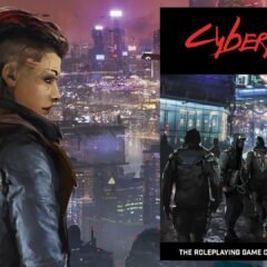 Capa do livro de regras de Cyberpunk Red
