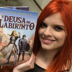 Karen Soarele e o livro A Deusa no Labirinto