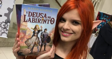 Karen Soarele e o livro A Deusa no Labirinto