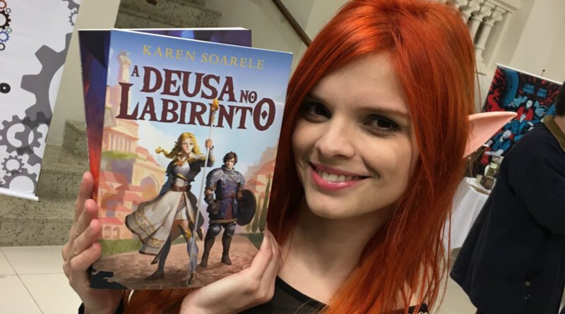 Karen Soarele e o livro A Deusa no Labirinto