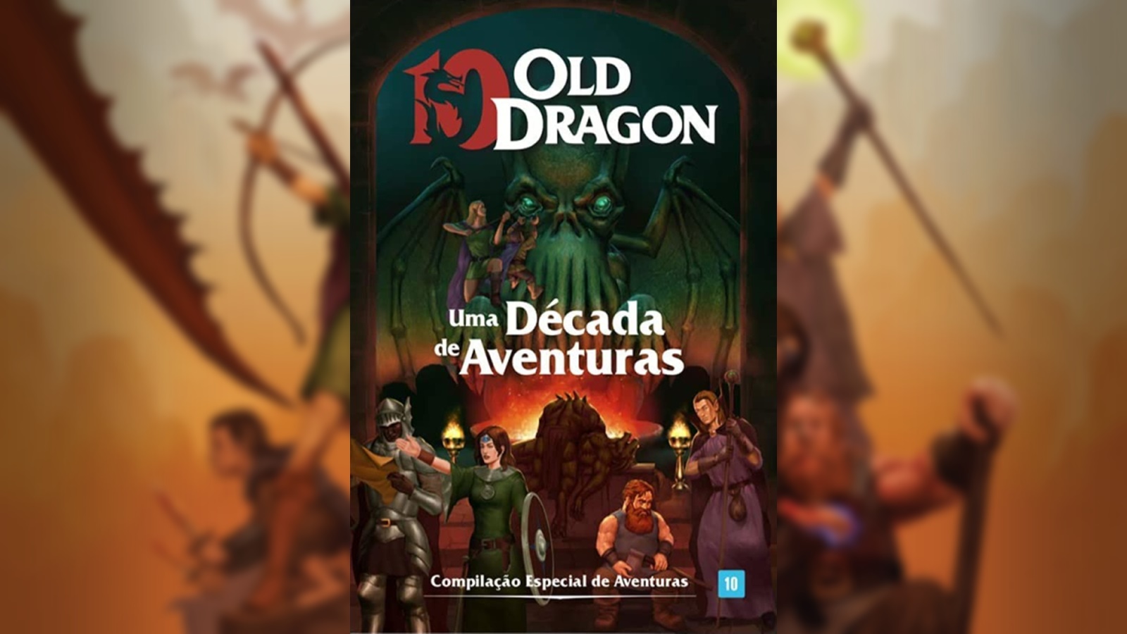 Capa do compilado Old Dragon: Uma Década de Aventuras