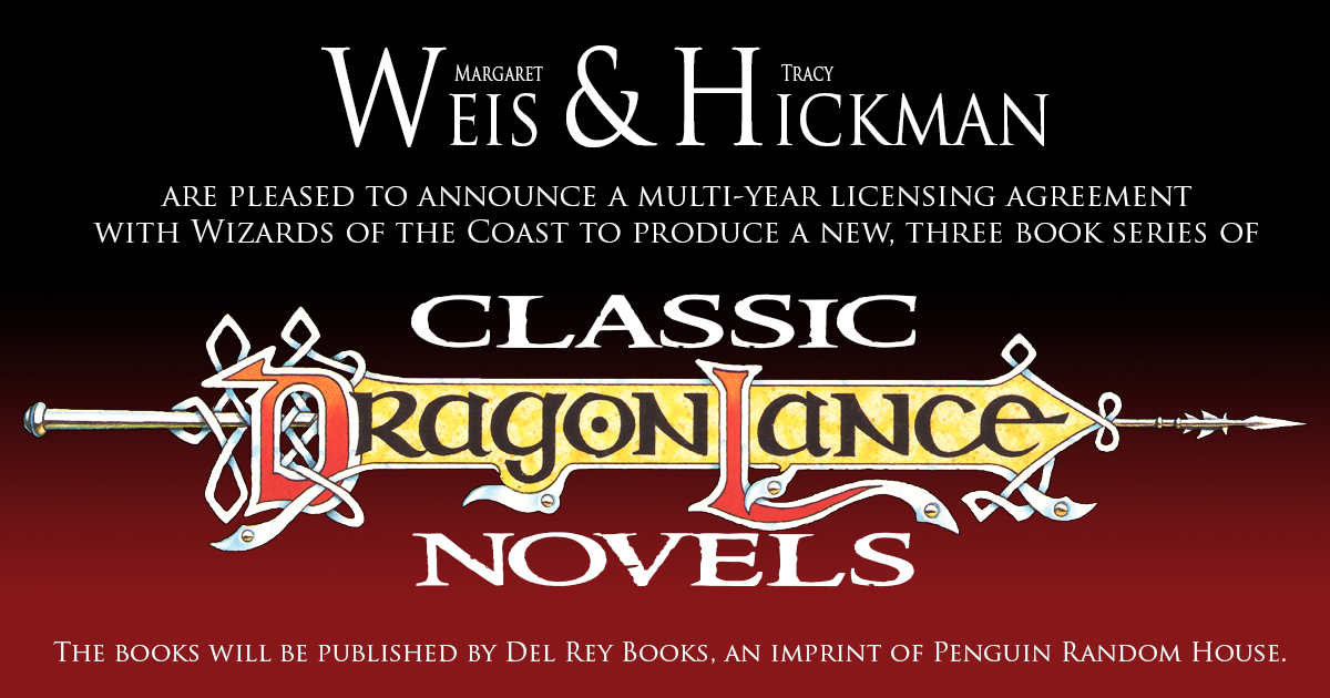 Anúncio da nova trilogia de romances de Dragonlance