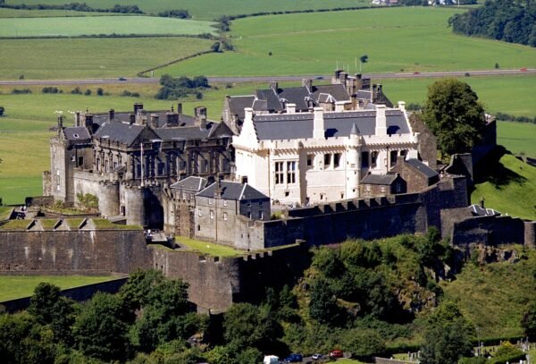 Vista aérea do Castelo de Stirling