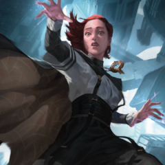 Estudante de cabelos vermelhos usa magia diante de uma realidade fragmentada em Reality Fracture